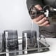 thumbnail image 3 of Jarra de Vidrio Decantador Lujoso 4 vasos Gris, 3 of 8