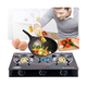 thumbnail image 1 of Cocina A Gas Encimera Portátil Vidrio Templado 3 Quemadores, 1 of 6