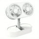 thumbnail image 1 of 1pc Summer New Double-blade Desktop Fan Mute Strong Wind Folding Retractable Home Office Double-headed Small Fan, 1 of 3