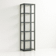 thumbnail image 1 of Vitrina BambooLine Estrecha con Puertas Acrílicas 5 Niveles, 1 of 7