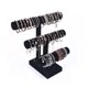 thumbnail image 2 of Expositor de Pulseras ByKen Jewelry en Terciopelo Negro de 3 Niveles, 2 of 6