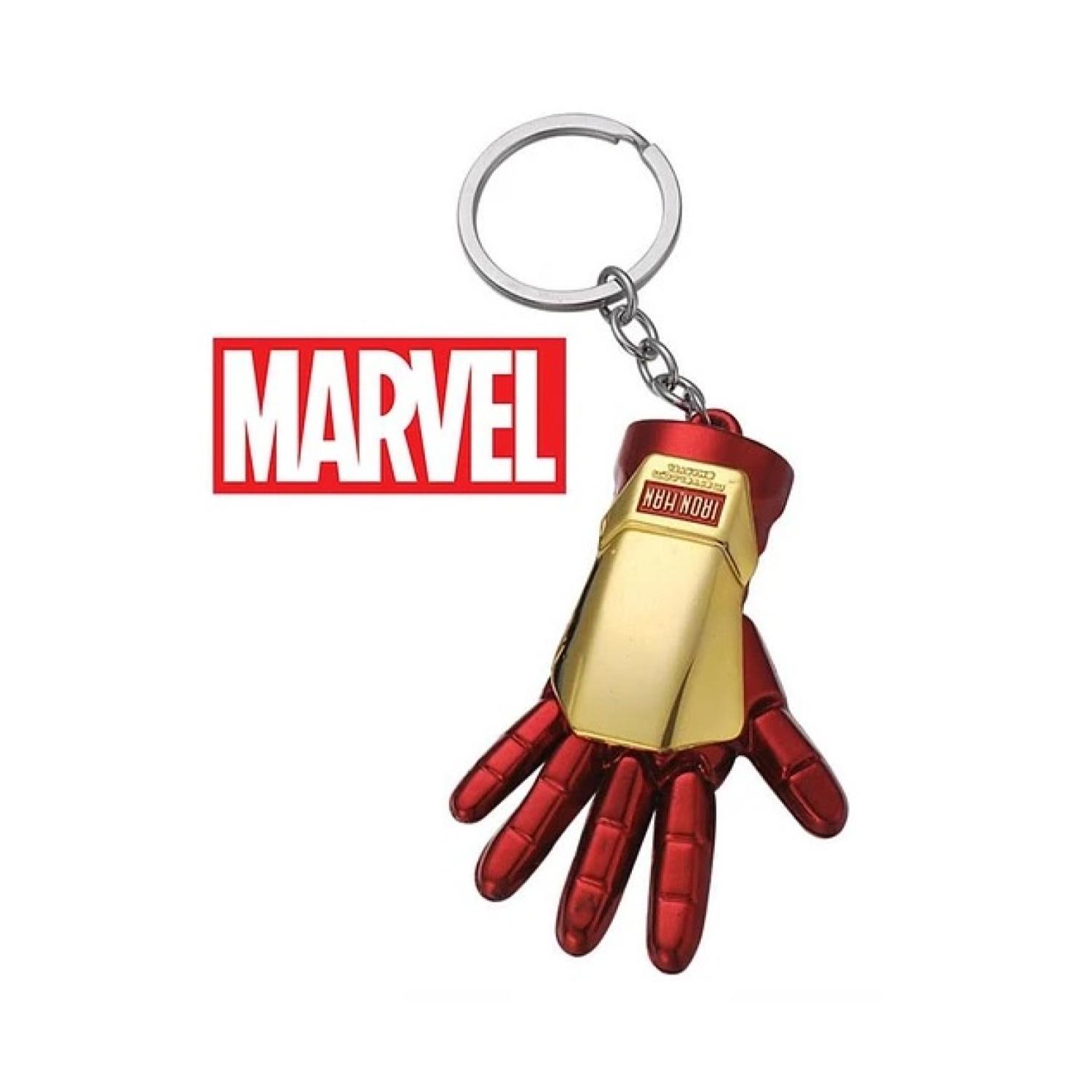 Total E-Commerce - Llavero Metalico Premium Guante Iron Man 8Cm