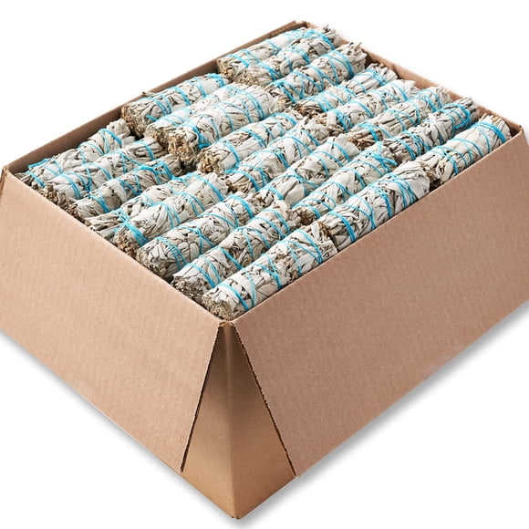 Paquete de 40 barritas de salvia blanca, Blue River, cultivadas de forma sostenible