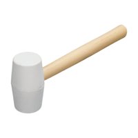 Ioensy - Martillo De Goma Con Cabeza De Martillo De Goma Para Decoración Del Hogar, Construcción Y Acampada, 250 G