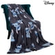 thumbnail image 2 of Manta polar con estampado Disney Stitch, 150 cm x 130 cm, color azul, 2 of 2