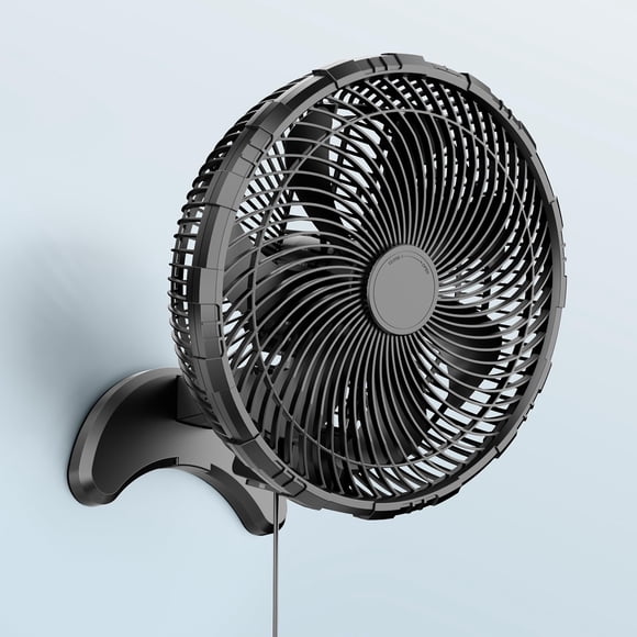 Ventilador de pared Koonie de 30 cm con temporizador, 3 velocidades, oscilación de 80°