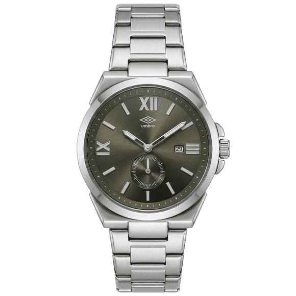 Reloj Análogo Hombre Umbro Plus Plateado UMBP-1500-212