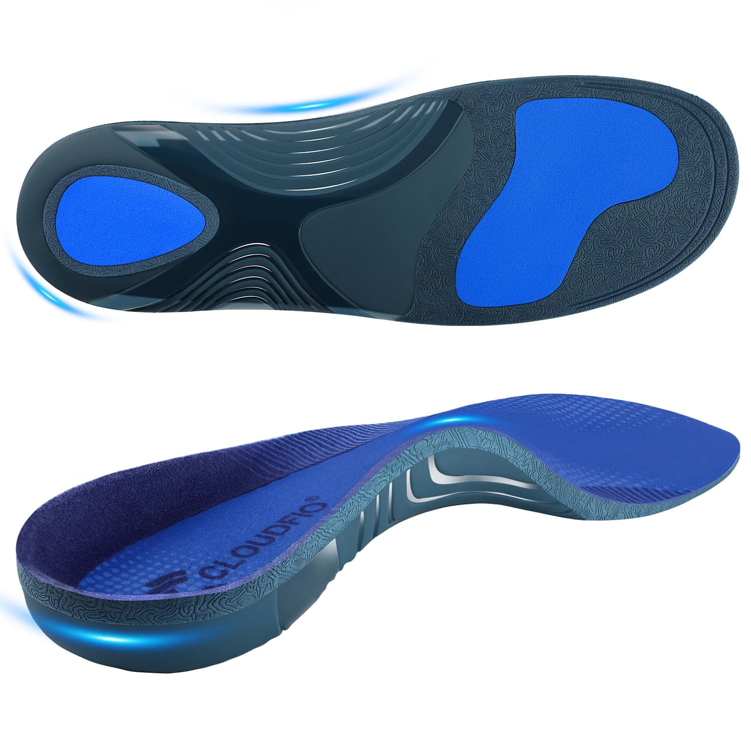 Plantillas Cloudflo Para Fascitis Plantar Con Soporte Para Arco Alto
