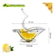 thumbnail image 3 of Exprimidor De Limones Manual Elegante Forma De Pajarito Acrilico, 3 of 4