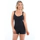 thumbnail image 2 of Traje de baño deportivo con piernas negro, 2 of 4
