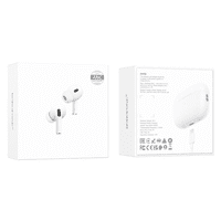 Borofone - Audífonos Inalámbricos Bw93 True Wireless Anc Noise Reduction Bt Headset White