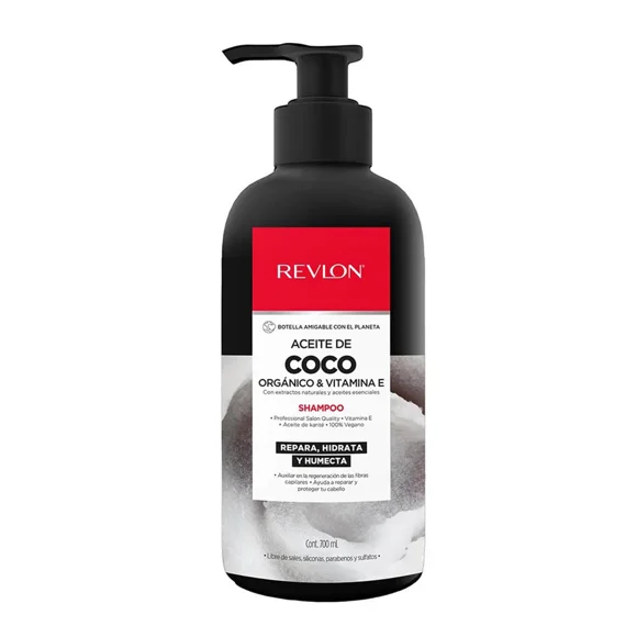 Shampoo Aceite De Coco Orgánico & Vitamina E x 700 mL Shampoo