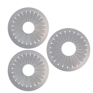 Bothyi - 3X Insignia Botón Adorno Artesanía Hecho A Mano 12Cm,15Cm,9Cm Broche De Roseta De Cinta