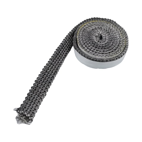 Magideal - Cinta De Sellado De Chimenea, Accesorios De Fibra De Vidrio, Cinta De Sellado Plana Multifuncional Práctica, Sello De Estufa De Leña Para Ventana Y Ch Estilo A