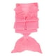 thumbnail image 2 of Manta de Cola de Sirena para Niños Tejida a Mano Manta Bolsa Rosa (Manta de Sirena), 2 of 3