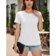 thumbnail image 1 of Pack 3 Camiseta Básica Manga Corta Con Bambú Mujer 2blanco 1negro Liso L, 1 of 3