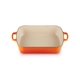 thumbnail image 1 of Asador rectangular de hierro fundido esmaltado Le Creuset 5,25 qt (5 L) color Flame, 1 of 6