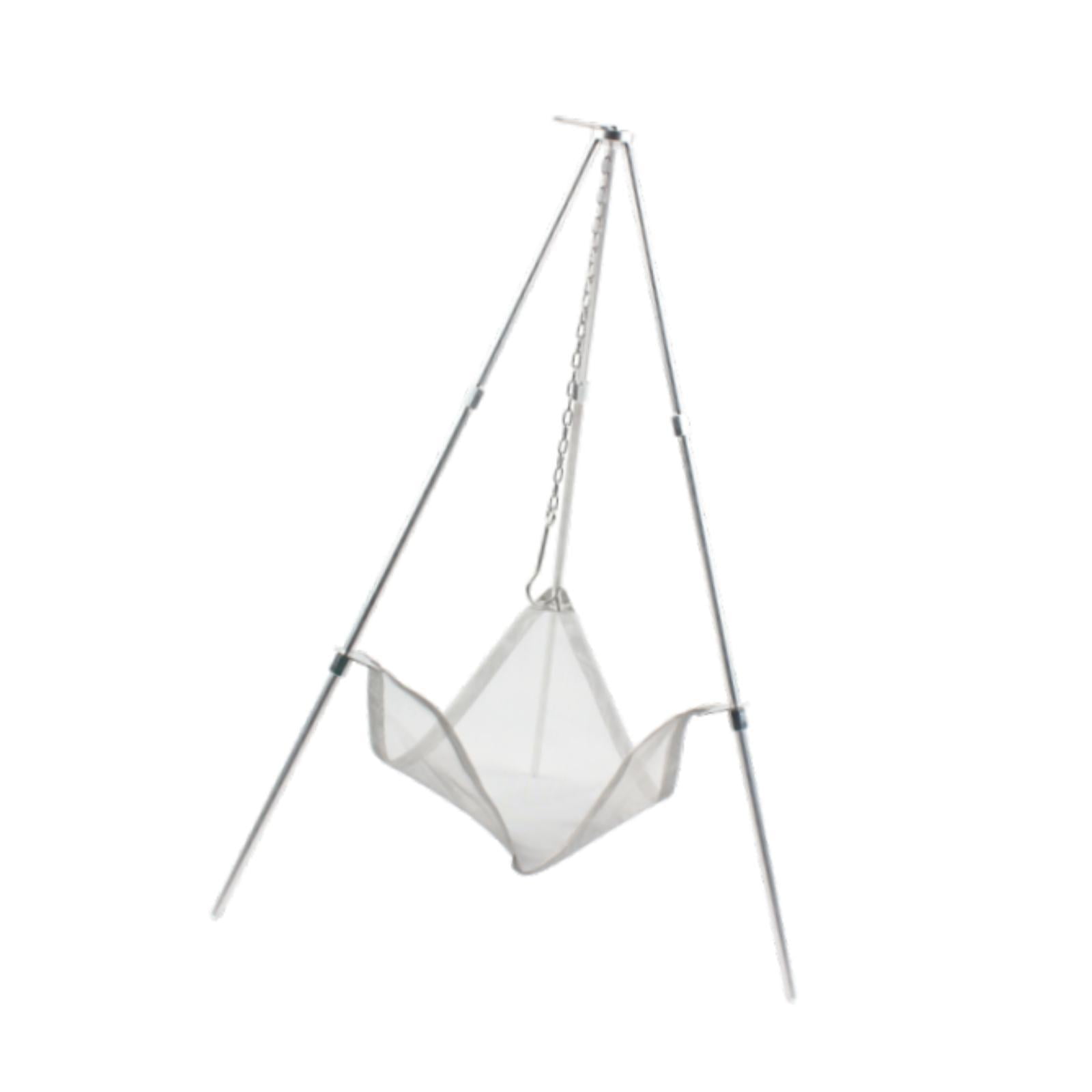 Magideal - Trípode Para Acampar, Parrilla, Sartén, Trípode, Soporte Portátil Compacto Para Utensilios Para Hornear, Trípode Para Fogata, Trípode Para Fogata Para