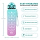 thumbnail image 2 of Botella De Agua De 950 Ml Con Times To Drink Y Pajita Sin Bpa, 2 of 7