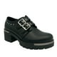 thumbnail image 1 of Botin para mujer color Negro, doble correa, bajo el tobillo, 1 of 5