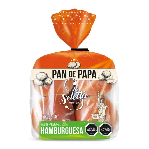 Pan De Papa 8 Un, 480 g