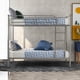 thumbnail image 1 of Twin Over Twin Metal Bunk Bed (Silver) ( old sku MF189201NAA ), 1 of 3