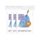 thumbnail image 1 of Bolsas de basura Simplehuman Code H 30-35 L/8-9.2 galones, 60 unidades, 1 of 6