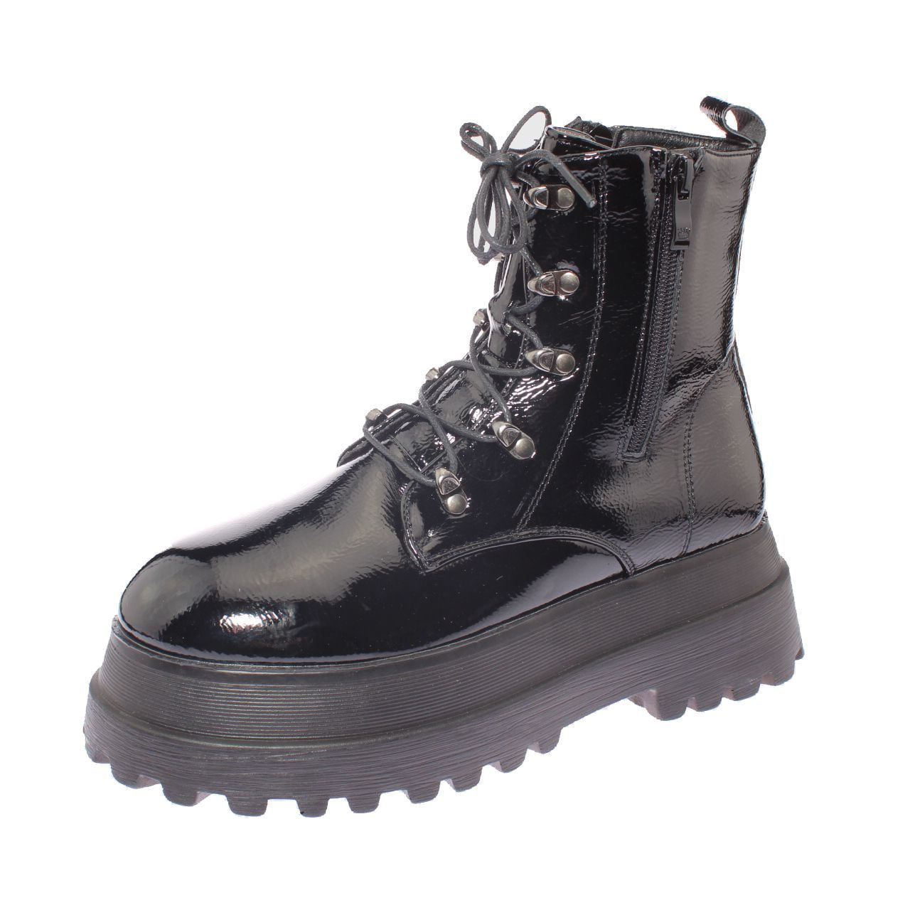 Botín Army Negro Vía Franca