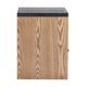 thumbnail image 3 of Mesa lateral Zuo Natt negra de MDF con cajón y repisa, 3 of 9