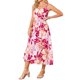 thumbnail image 4 of INSPIRE CHIC Vestido Floral de Verano para Mujer Casual sin Mangas con Tirantes Espagueti Cuello Redondo Bohemio Flowy Playa Midi Sundress M Beige, 4 of 5