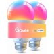 thumbnail image 1 of Paquete de 2 bombillas inteligentes Govee, 1000 lúmenes, Wi-Fi que cambian de color, 1 of 9