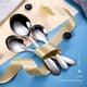 thumbnail image 3 of Cuchara grande de acero inoxidable para servir, cubertería de mesa, utensilio para servir, cucharas para servir en banquetes y bufés (paquete de 2), 3 of 5