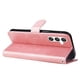 thumbnail image 2 of Funda tipo cartera para Samsung Galaxy S23 FE con bolsillo con cremallera y ranuras para tarjetas – Función de soporte Rosa, 2 of 6