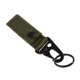 thumbnail image 3 of táctica nylon cinturón metal mosquetón gancho clave correas hebilla clip ejército verde, 3 of 3