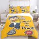thumbnail image 1 of Cartoon SML Jeffy Bedding Set,Duvet Cover Comforter Bed Set Quilt Cover Pillowcase, Boys Girl Adult Bed Sheets, 1 of 5