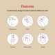 thumbnail image 4 of Herramienta de masaje corporal MEDITHERAPY SOKSAL GUASHA Ceramic Gua Sha, 4 of 7