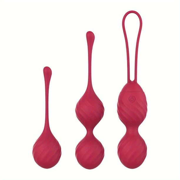 3pcs Vibrator Kegel Balls Vaginal Tighten Exercise Ben Wa Ball G Spot Vibrator Wireless Remote Control Sex Toy For Women