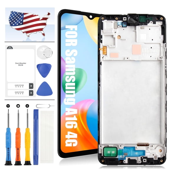 Pantalla A-MIND Galaxy A16 4G 6,6" LCD con marco negro