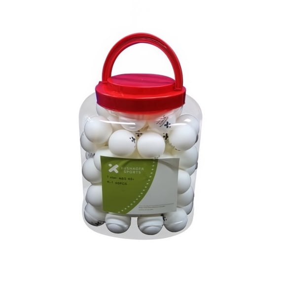 Tarro Pelota Ping Pong Xushaofa 1 Estrella Blanco 60Und