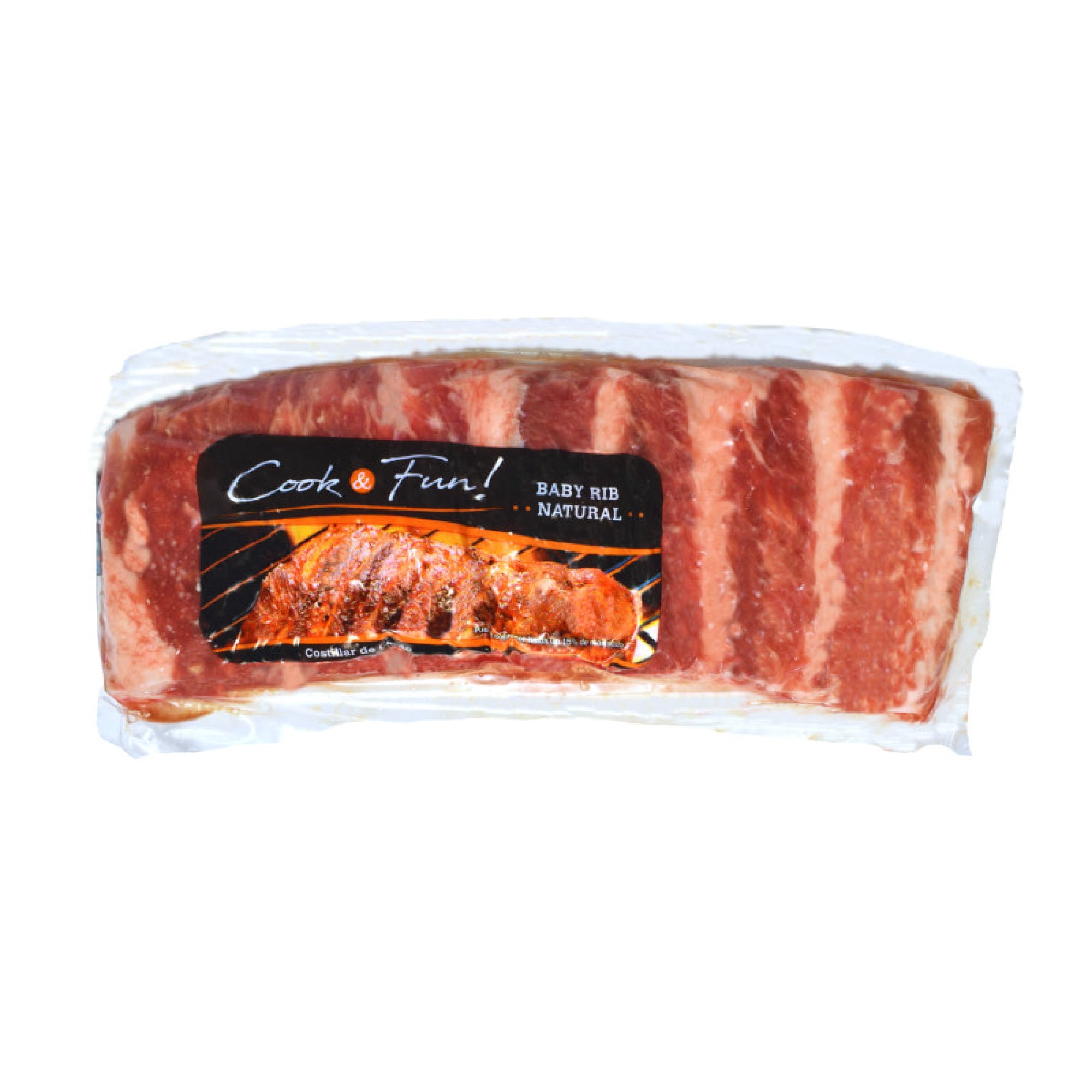 Costillar De Cerdo Baby Rib Natural 600 g Cook and Fun