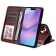 thumbnail image 4 of Funda Billetera para iPhone 17 con Porta Tarjetas y Soporte Ajustable Marrón, 4 of 5