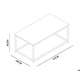 thumbnail image 2 of Mesa Rectangular Sky 90cm Simil Madera Natural, 2 of 3
