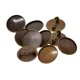 thumbnail image 5 of 10 piezas de broche de 25 mm que hacen bandejas de ajuste de bisel de cabujón en blanco para placa bronce, 5 of 5
