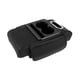 thumbnail image 4 of Almohadilla genérica de la consola media, PU, ​​almohadilla del reposabrazos, ranura para teléfonos móviles en el interior, múltiples usos múltiples, Negro, 4 of 5