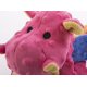thumbnail image 3 of Juguete para perros GoDog Bubble Plush Dragons Squeaky Chew Guard Coral, 3 of 9