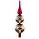 thumbnail image 2 of Cascanueces de cristal, 33 cm, adorno para árbol de Navidad, diseño de Kurt Adler, 2 of 7