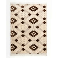 Genérico - Alfombra 150 X 200 Decorativa Jacquardbicolor 2