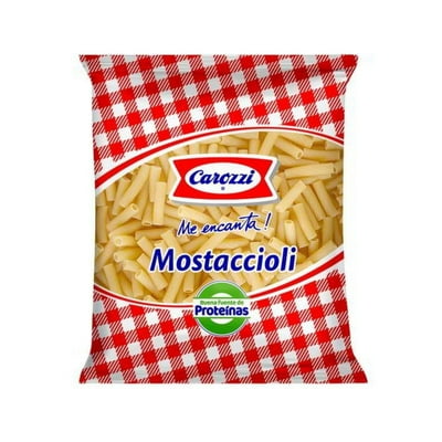 Fideo Pasta Mostaccioli N°46 Bolsa 400 G Carozzi