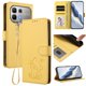 thumbnail image 2 of Infinix Note 60 Pro 5G Funda Billetera de Gato, Amarillo, 2 of 6