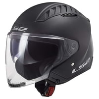 Casco Ls2 Copter Con Cara Abierta, Negro Mate, 2Xl, Para Adulto